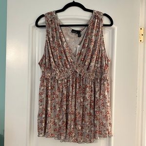 Torrid Mesh Babydoll Tank